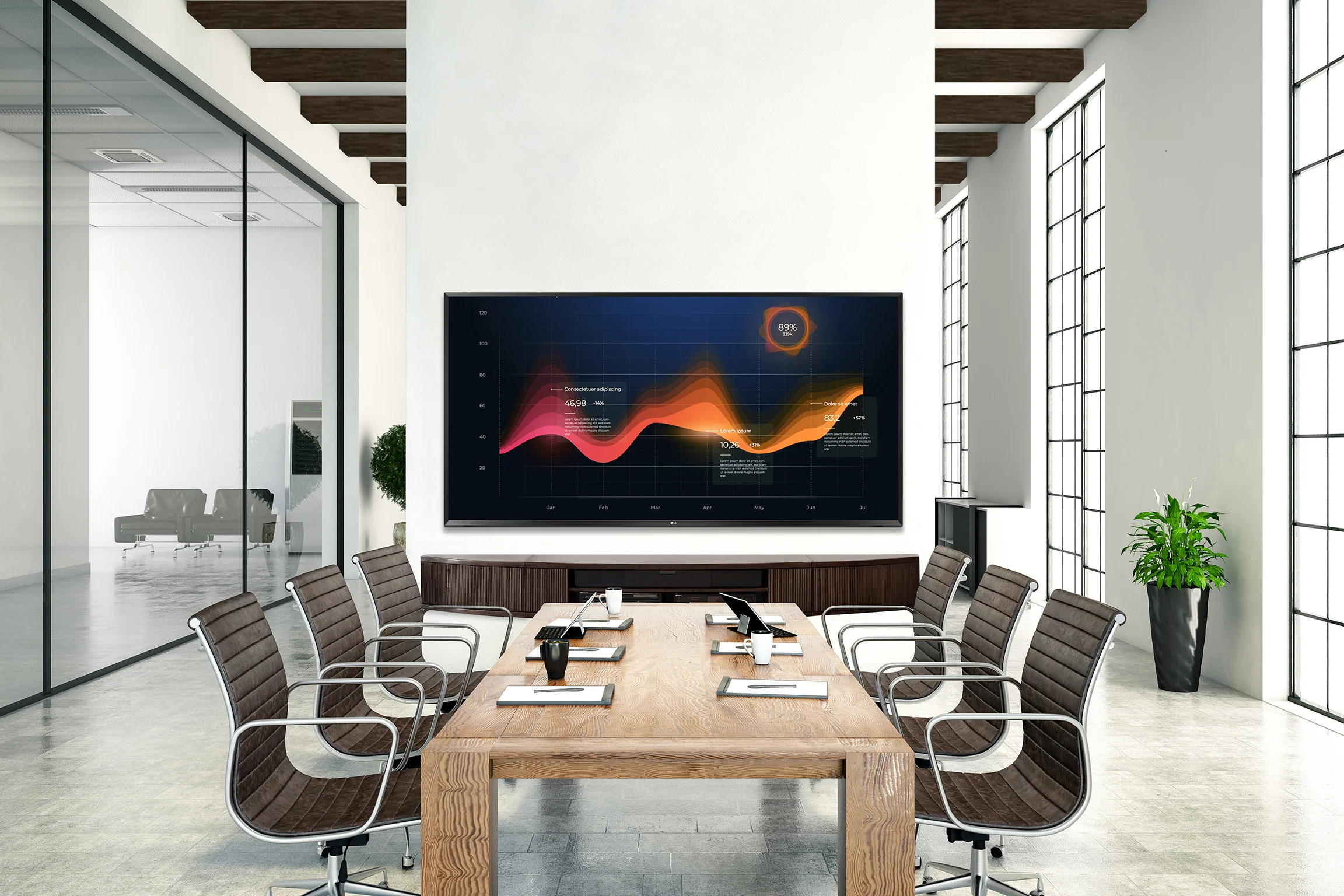 Boardroom-Conference-Meeting-Office-Furniture-Wall-Mountable-Floating-TV-Stand-Consoles-Woodwaves